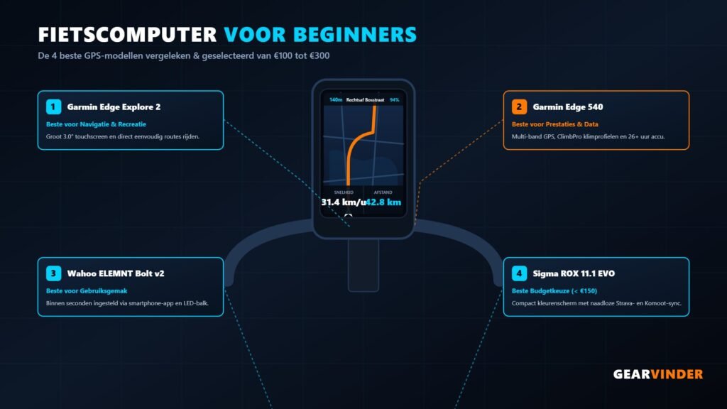 beste fietscomputer voor beginners
